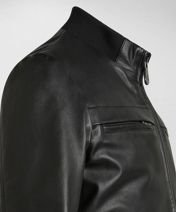 Peuterey Giacca Bomber In Pelle