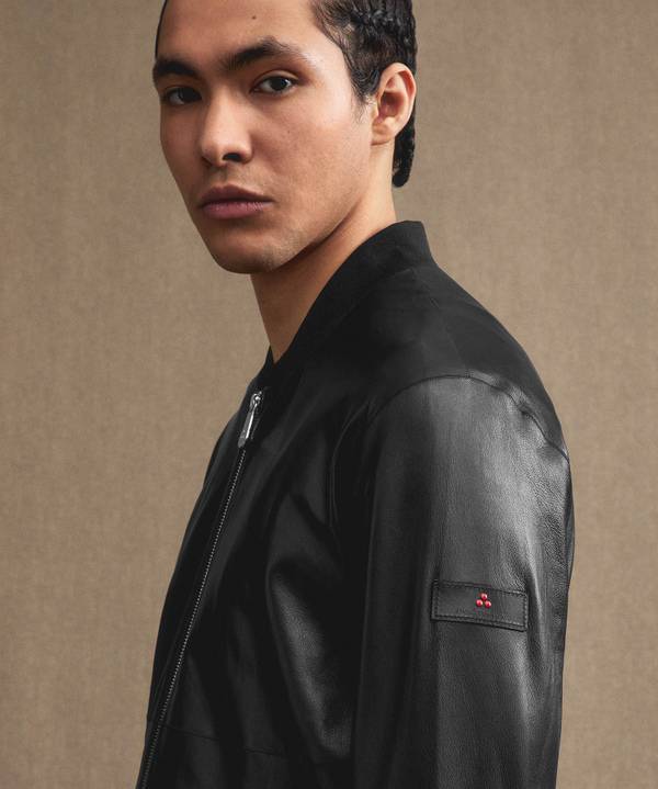 Peuterey Giacca Bomber In Pelle