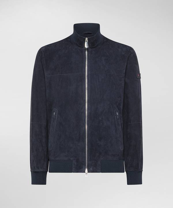 Peuterey Giacca Bomber In Pelle Scamosciata