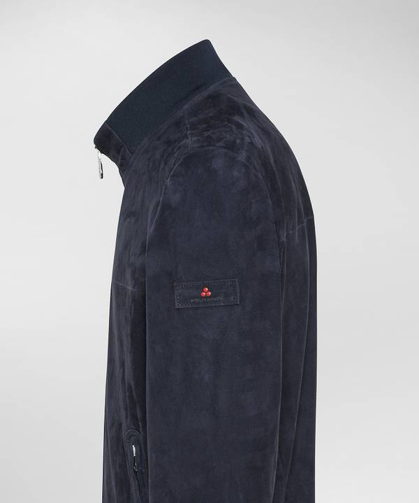 Peuterey Giacca Bomber In Pelle Scamosciata