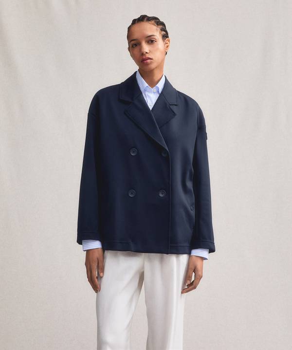 Peuterey Giacca Doppio Petto In Tessuto Tecnico