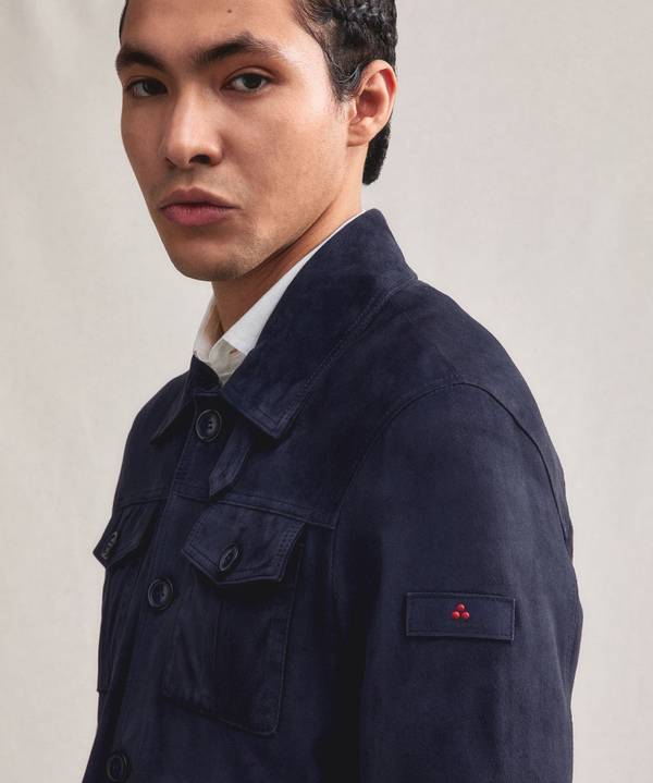 Peuterey Giacca In Pelle Scamosciata