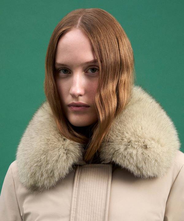 Peuterey Giacca Slim Con Pelliccia