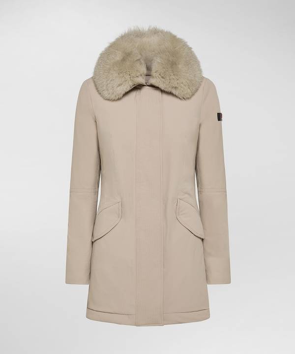 Peuterey Giacca Slim Con Pelliccia