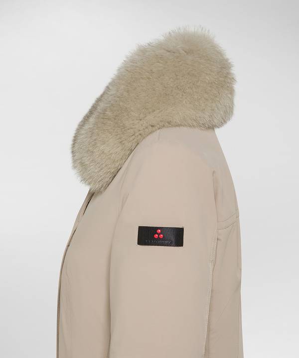 Peuterey Giacca Slim Con Pelliccia