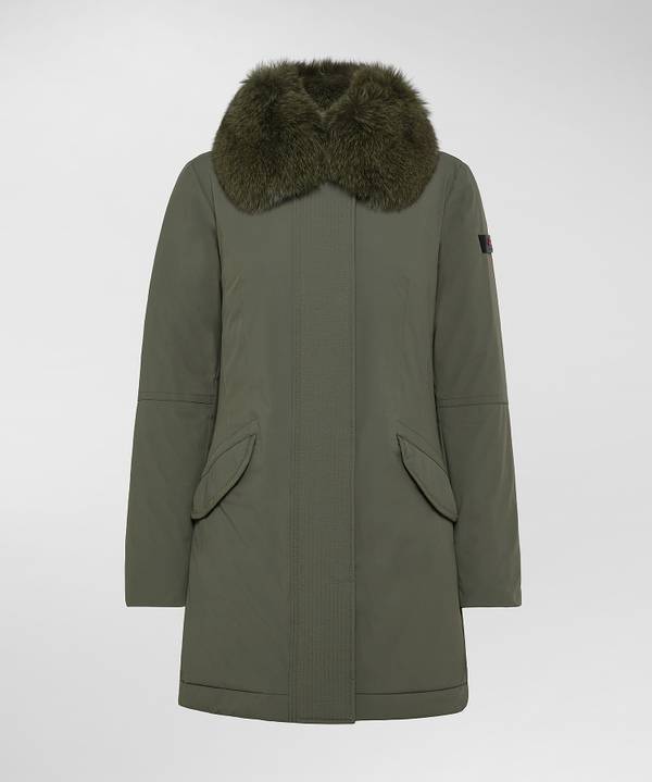 Peuterey Giacca Slim Con Pelliccia