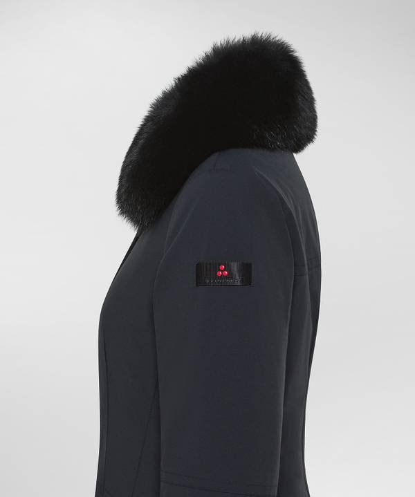 Peuterey Giacca Slim Con Pelliccia