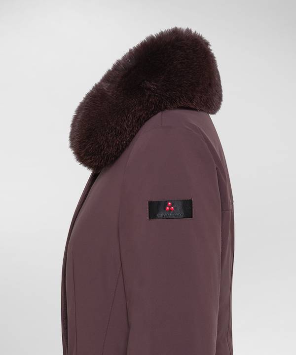 Peuterey Giacca Slim Con Pelliccia