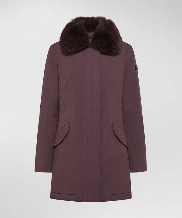 Peuterey Giacca Slim Con Pelliccia