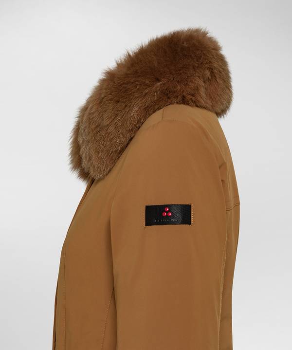 Peuterey Giacca Slim Con Pelliccia