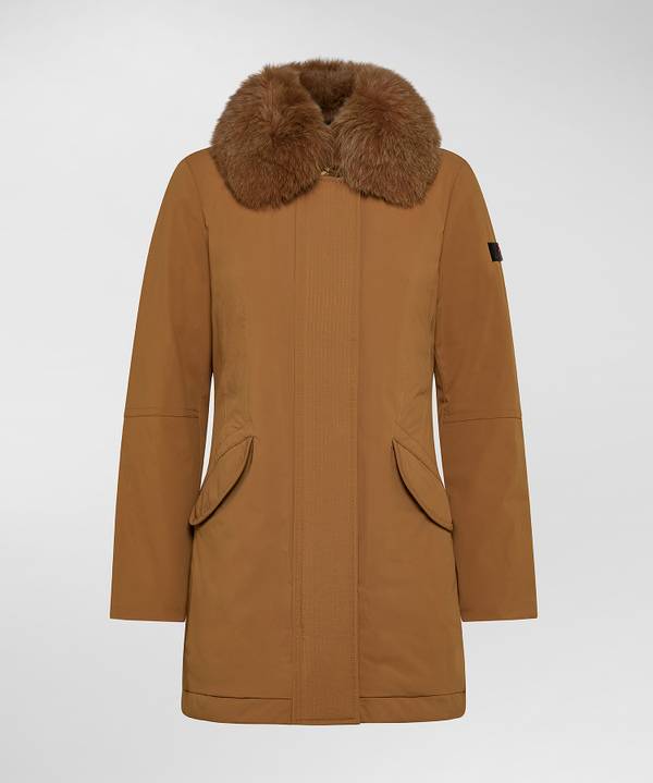 Peuterey Giacca Slim Con Pelliccia