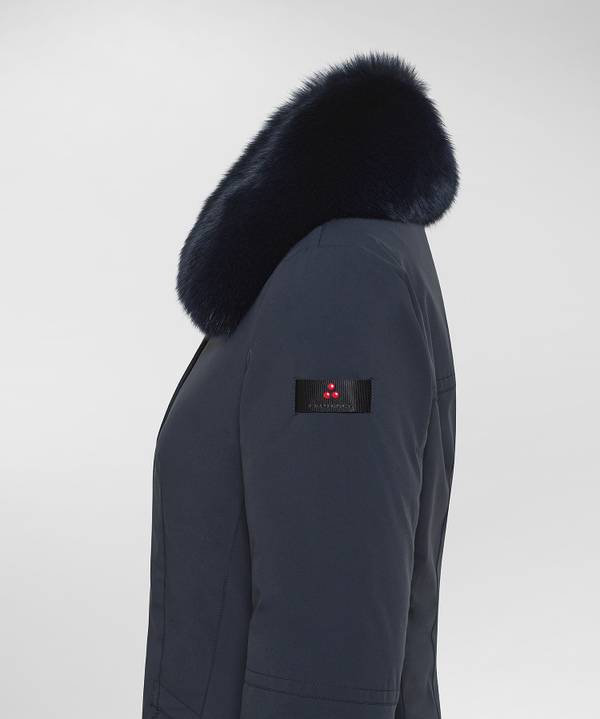 Peuterey Giacca Slim Con Pelliccia