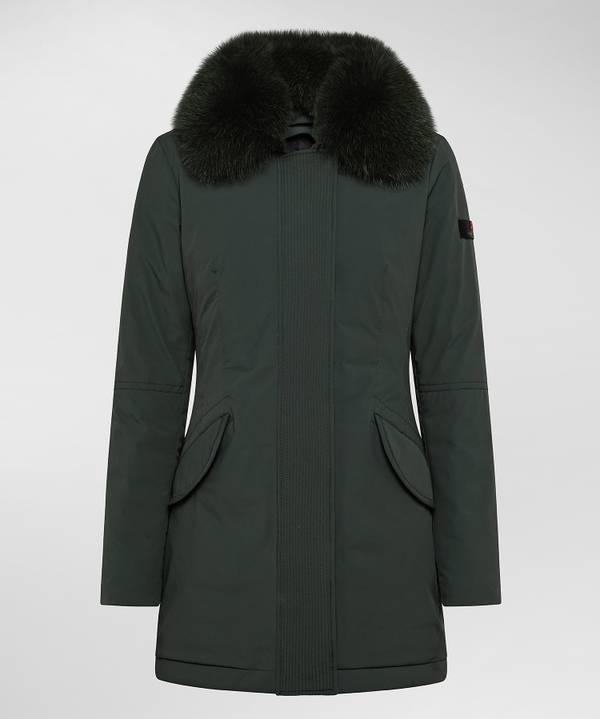 Peuterey Giacca Slim Con Pelliccia