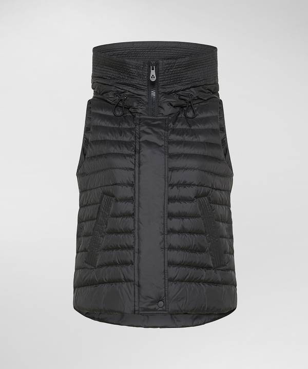Peuterey Gilet Imbottito Con Ampio Cappuccio