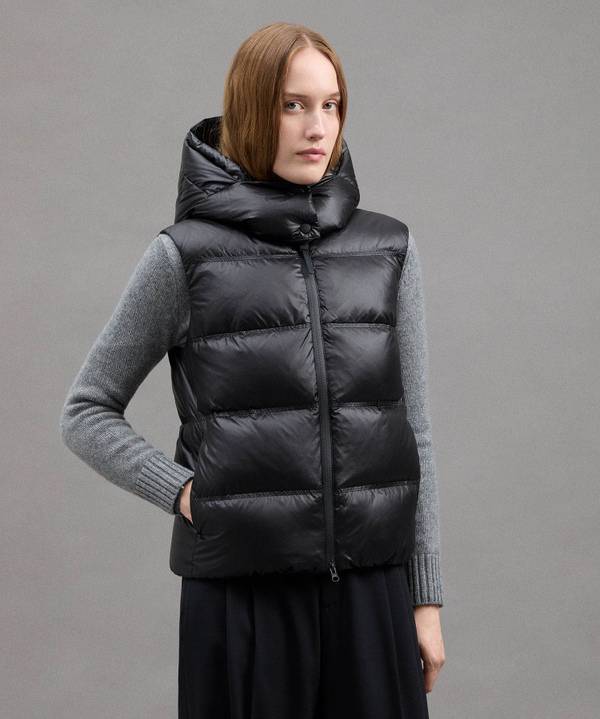 Peuterey Gilet In Ripstop Lucido