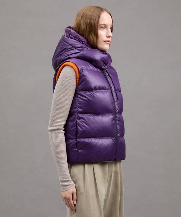 Peuterey Gilet In Ripstop Lucido