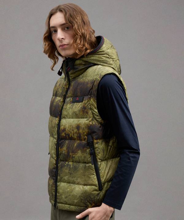 Peuterey Gilet Tie-Dye In Nylon Ripstop