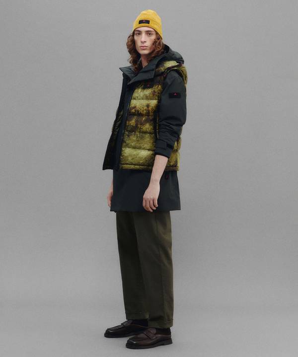 Peuterey Gilet Tie-Dye In Nylon Ripstop