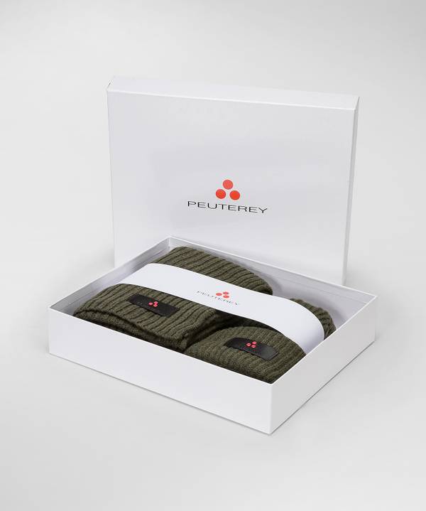 Peuterey Kit Berretto E Sciarpa