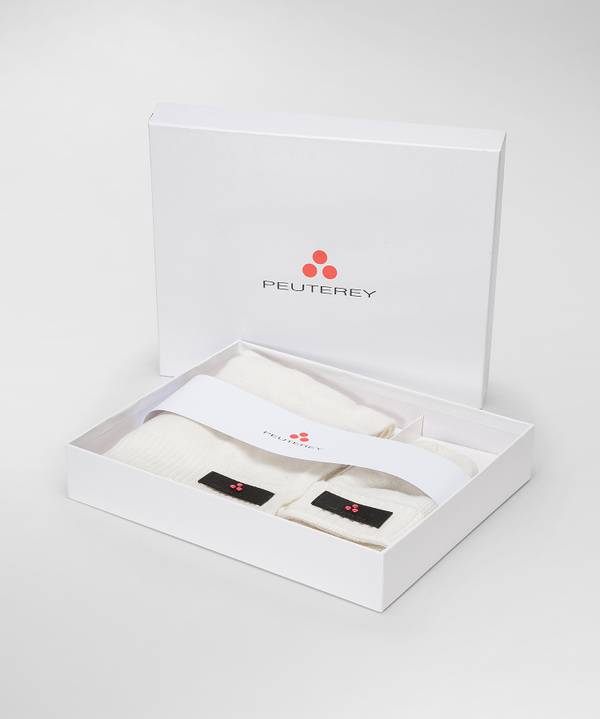 Peuterey Kit Berretto E Sciarpa In Misto Lana