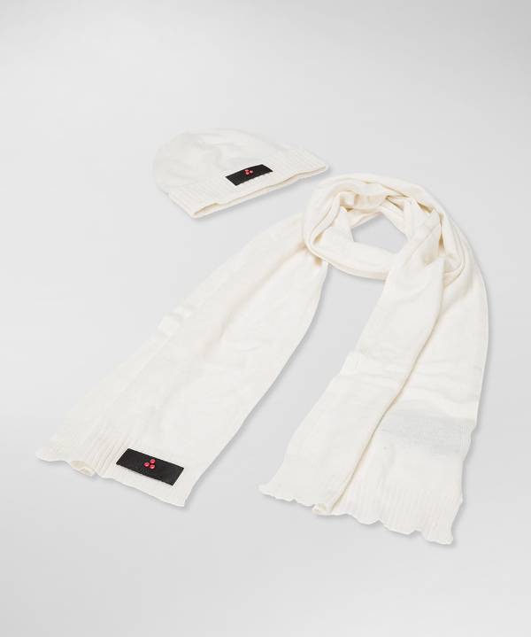 Peuterey Kit Berretto E Sciarpa In Misto Lana