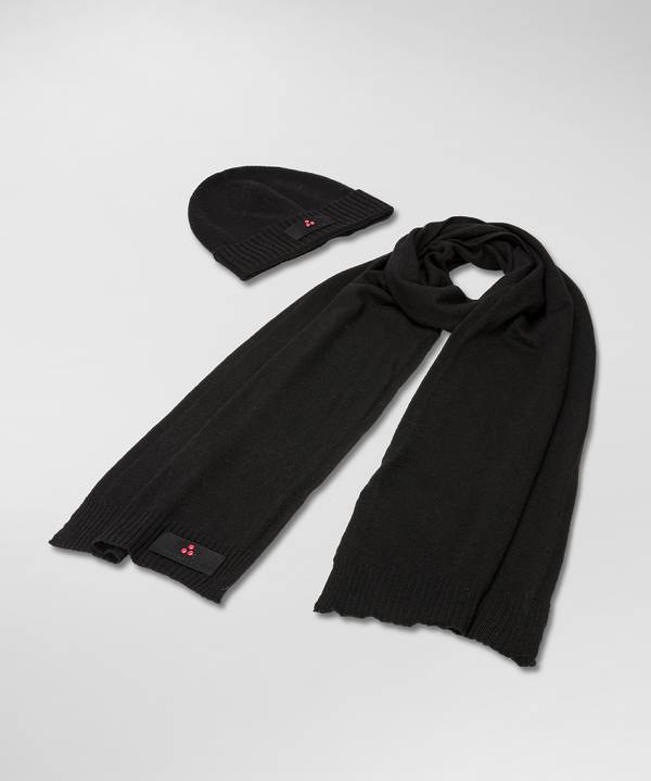 Peuterey Kit Berretto E Sciarpa In Misto Lana