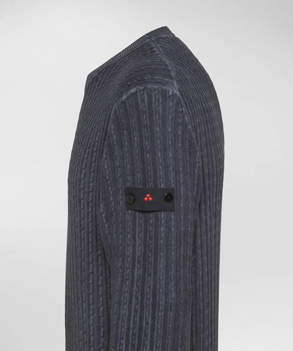 Peuterey Maglia A Trecce In Tricot Di Cotone