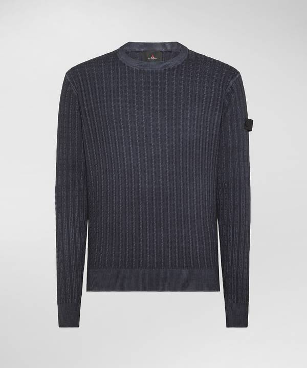 Peuterey Maglia a trecce in tricot di cotone