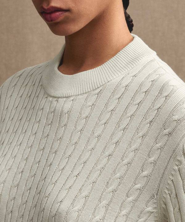 Peuterey Maglia A Treccia In Tricot Di Cotone