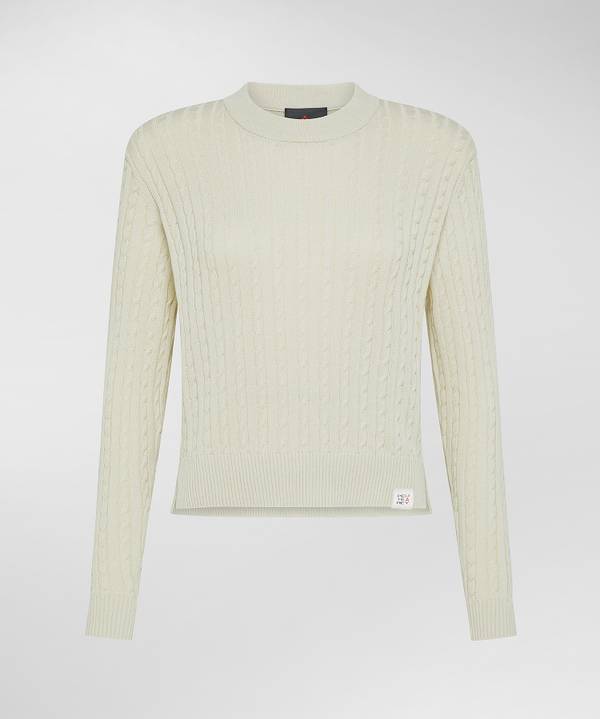 Peuterey Maglia A Treccia In Tricot Di Cotone