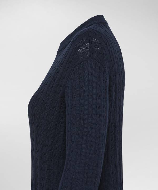 Peuterey Maglia A Treccia In Tricot Di Cotone