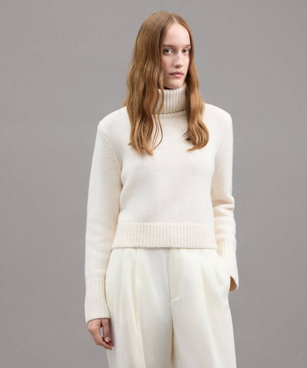 Peuterey Maglia Collo Alto In Misto Cachemire