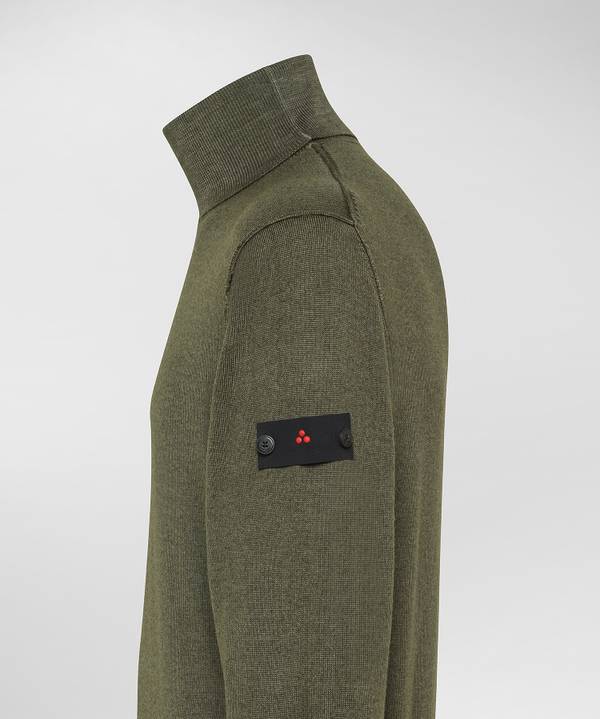 Peuterey Maglia Collo Alto In Pura Lana