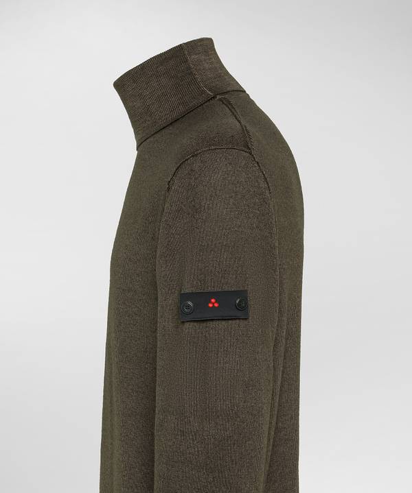 Peuterey Maglia Collo Alto In Pura Lana