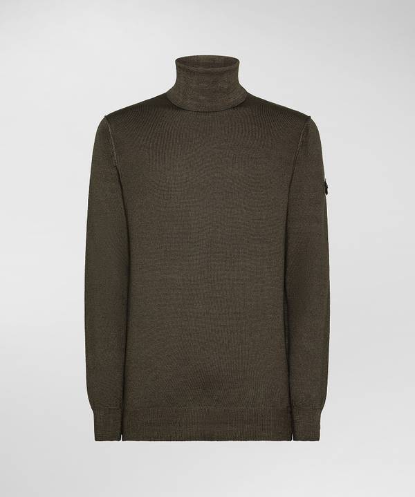 Peuterey Maglia Collo Alto In Pura Lana