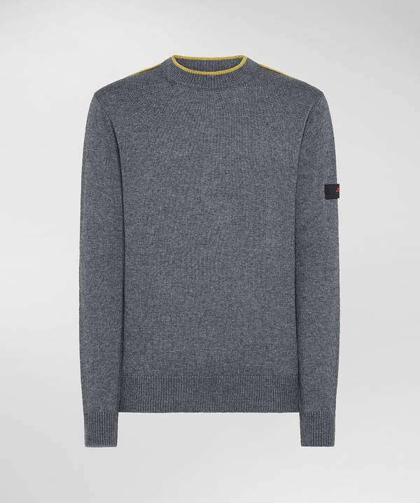 Peuterey Maglia Di Lana Con Dettagli A Contrasto