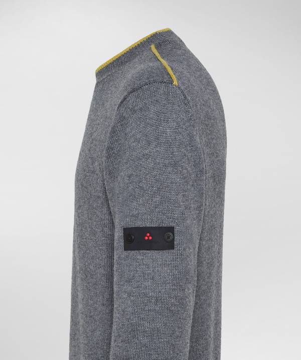 Peuterey Maglia Di Lana Con Dettagli A Contrasto