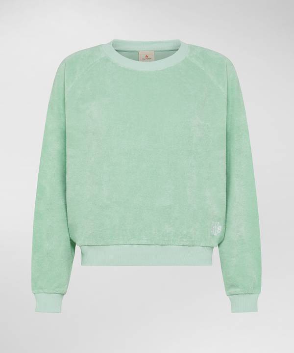 Peuterey Maglia Girocollo In Spugna Di Cotone