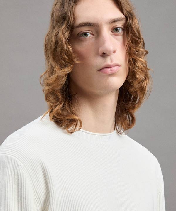 Peuterey Maglia In Cotone A Punto Inglese