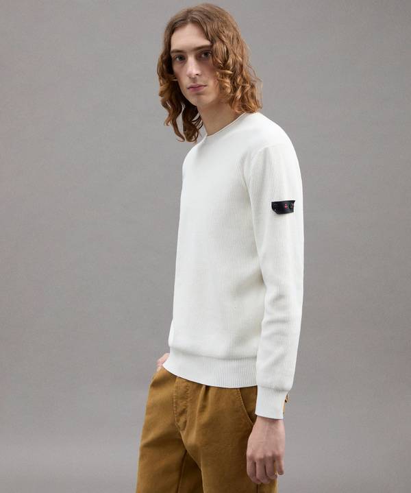 Peuterey Maglia In Cotone A Punto Inglese