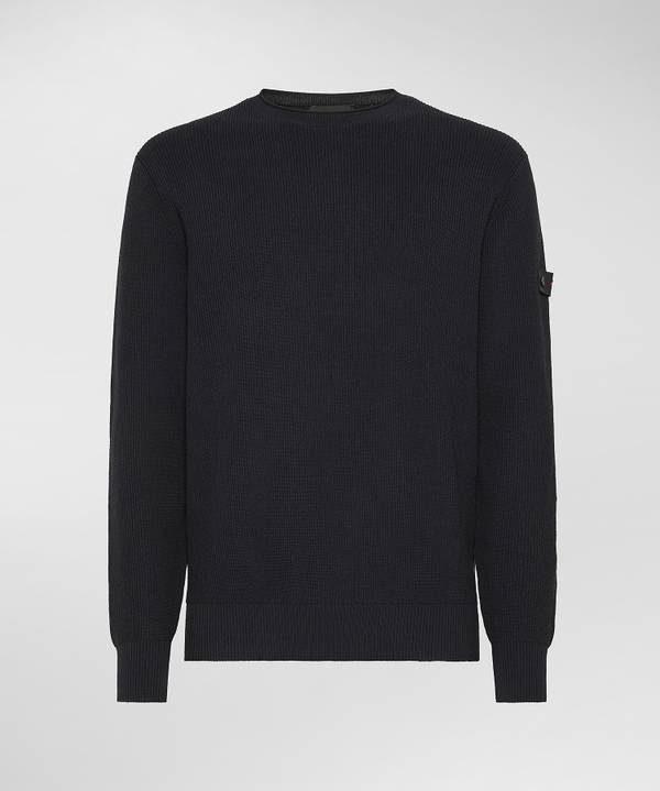 Peuterey Maglia In Cotone A Punto Inglese