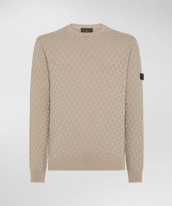 Peuterey Maglia In Cotone Con Effetto 3D