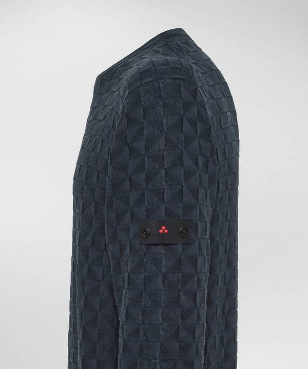 Peuterey Maglia In Cotone Con Effetto 3D