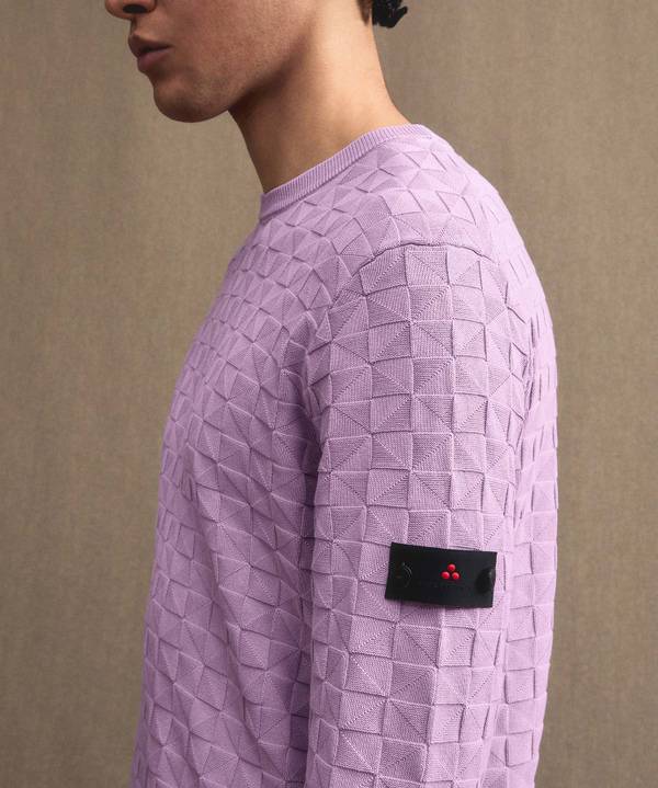 Peuterey Maglia In Cotone Con Effetto 3D