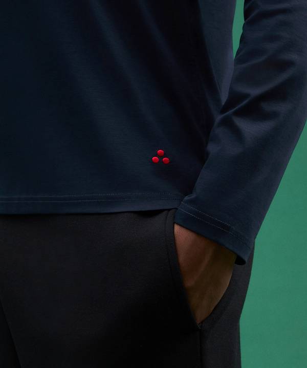 Peuterey Maglia Maniche Lunghe In Morbido Cotone