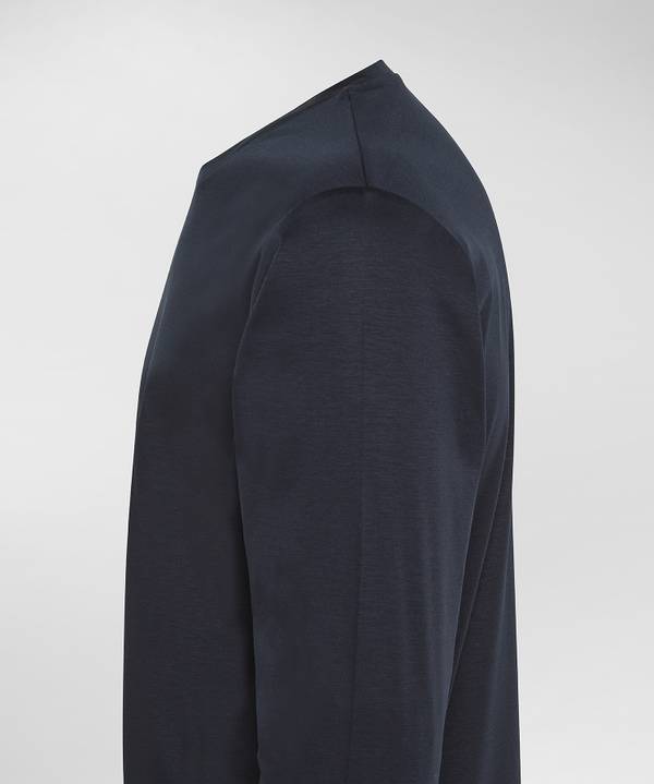 Peuterey Maglia Maniche Lunghe In Morbido Cotone