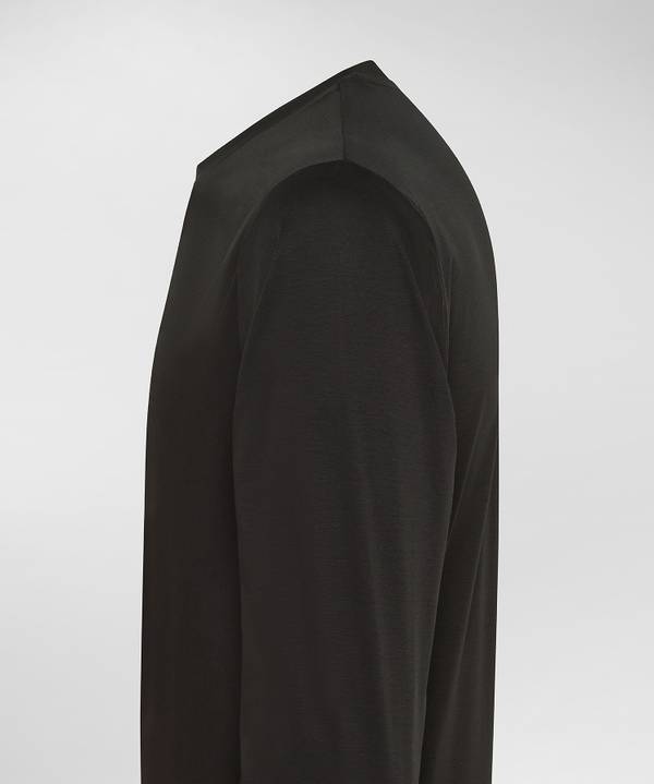 Peuterey Maglia Maniche Lunghe In Morbido Cotone