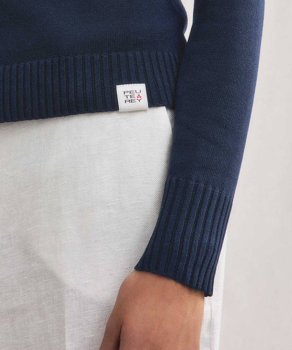 Peuterey Maglia Paricollo Con Polsini A Contrasto