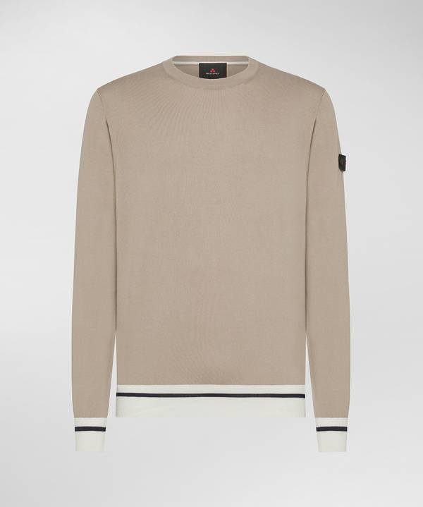 Peuterey Maglia Tricot Con Dettagli Rigati