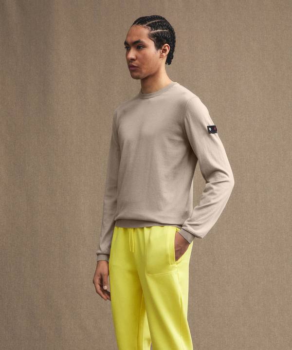 Peuterey Maglia Tricot Con Logo Ricamato